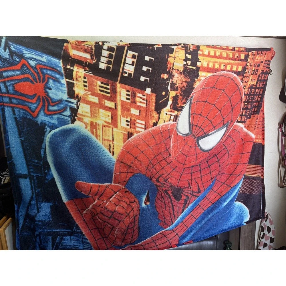 Marvel Spiderman 2 Movie Fleece Oversized Throw/Blanket  - 59